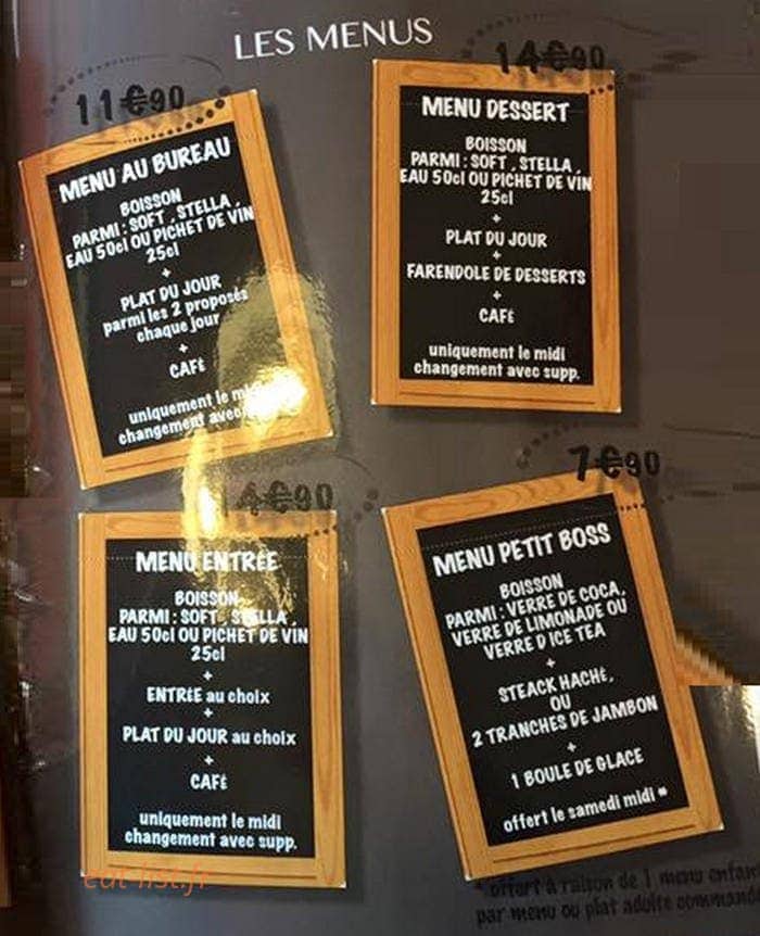 Dinner's Pub — carte page 12