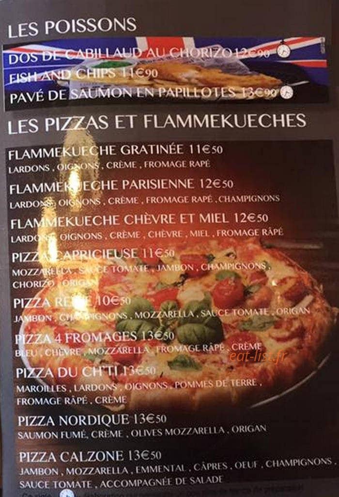 Dinner's Pub — carte page 8