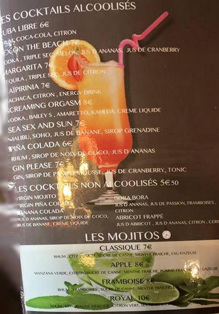 Dinner's Pub — carte page 4