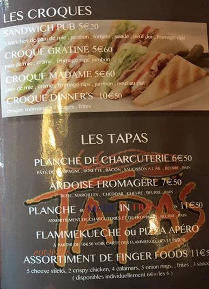 Dinner's Pub — carte page 5