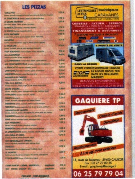 La Dolce Vita — carte page 2