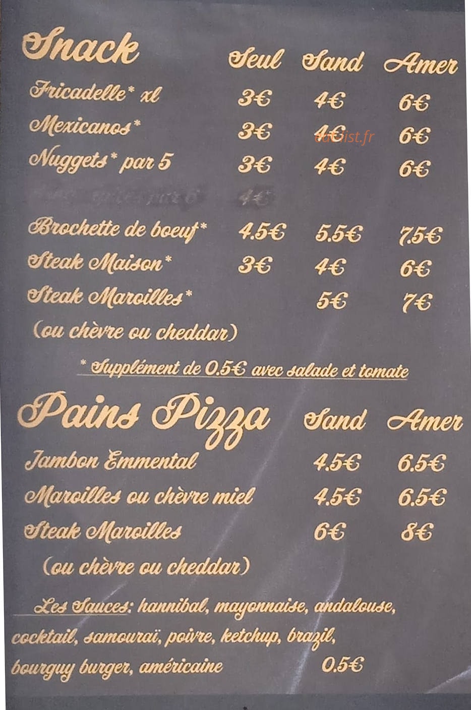 La Grignotte — carte page 1