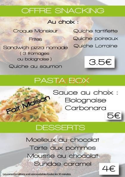 Le Cristal — carte page 1