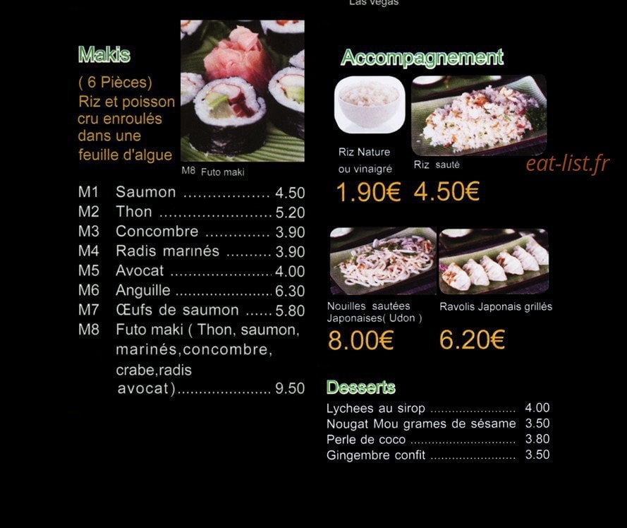 Le Kyoto à Cambrai - menu et photos