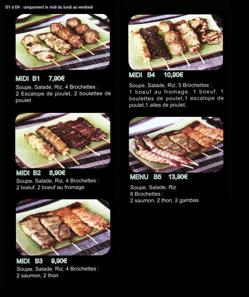 Le Kyoto — carte page 1
