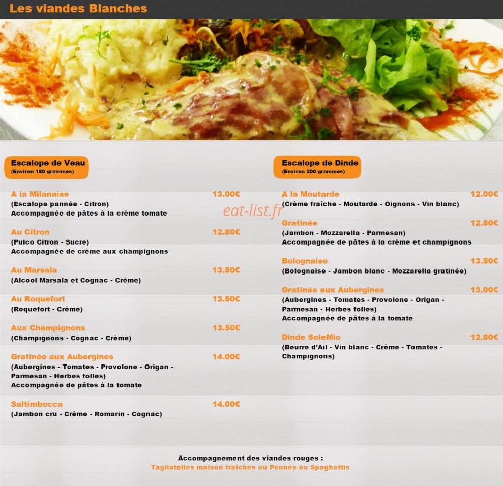 Le Sole Mio — carte page 6