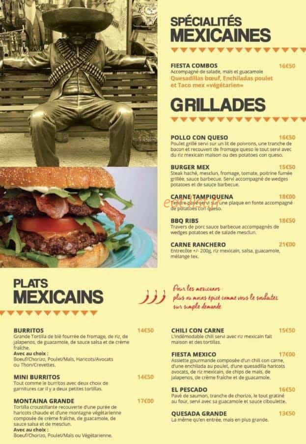 O Mexicain — carte page 3