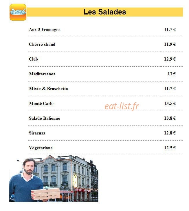 Pizza Sicilia — carte page 2