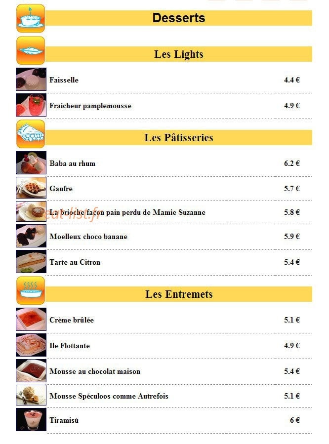 Pizza Sicilia — carte page 9