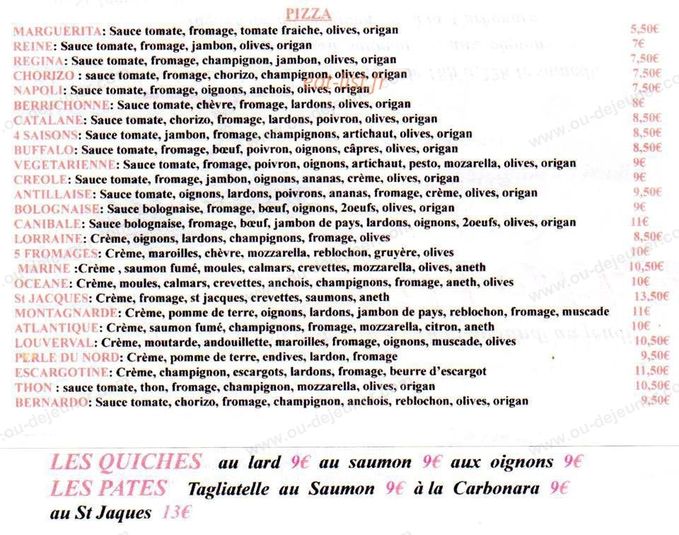 La Paillotte — carte page 4