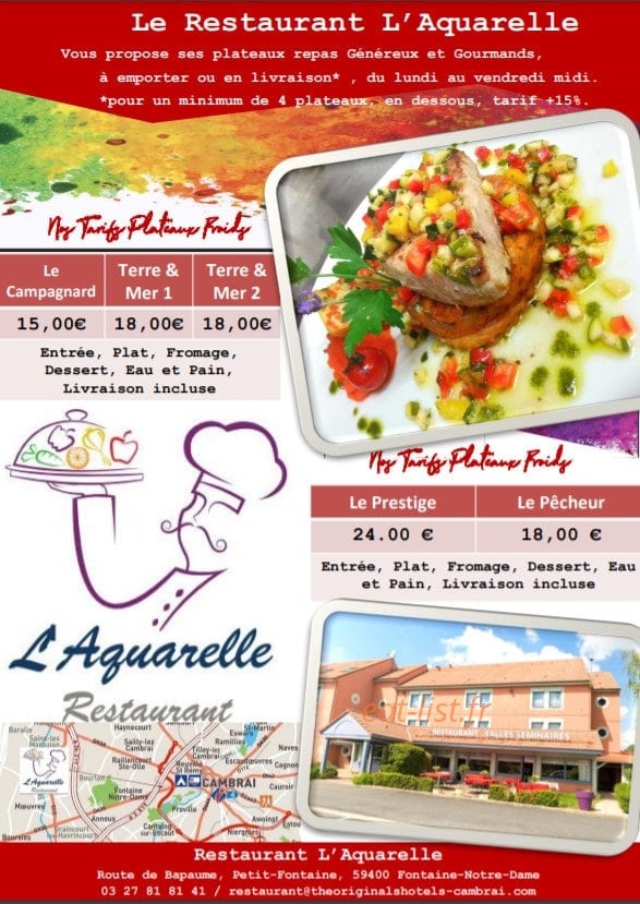 L'Aquarelle — carte page 2