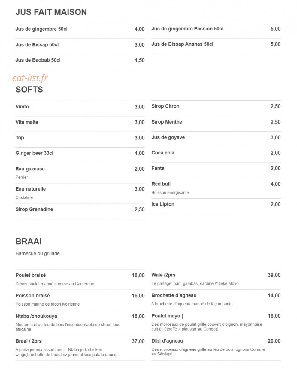 African streets — carte page 3
