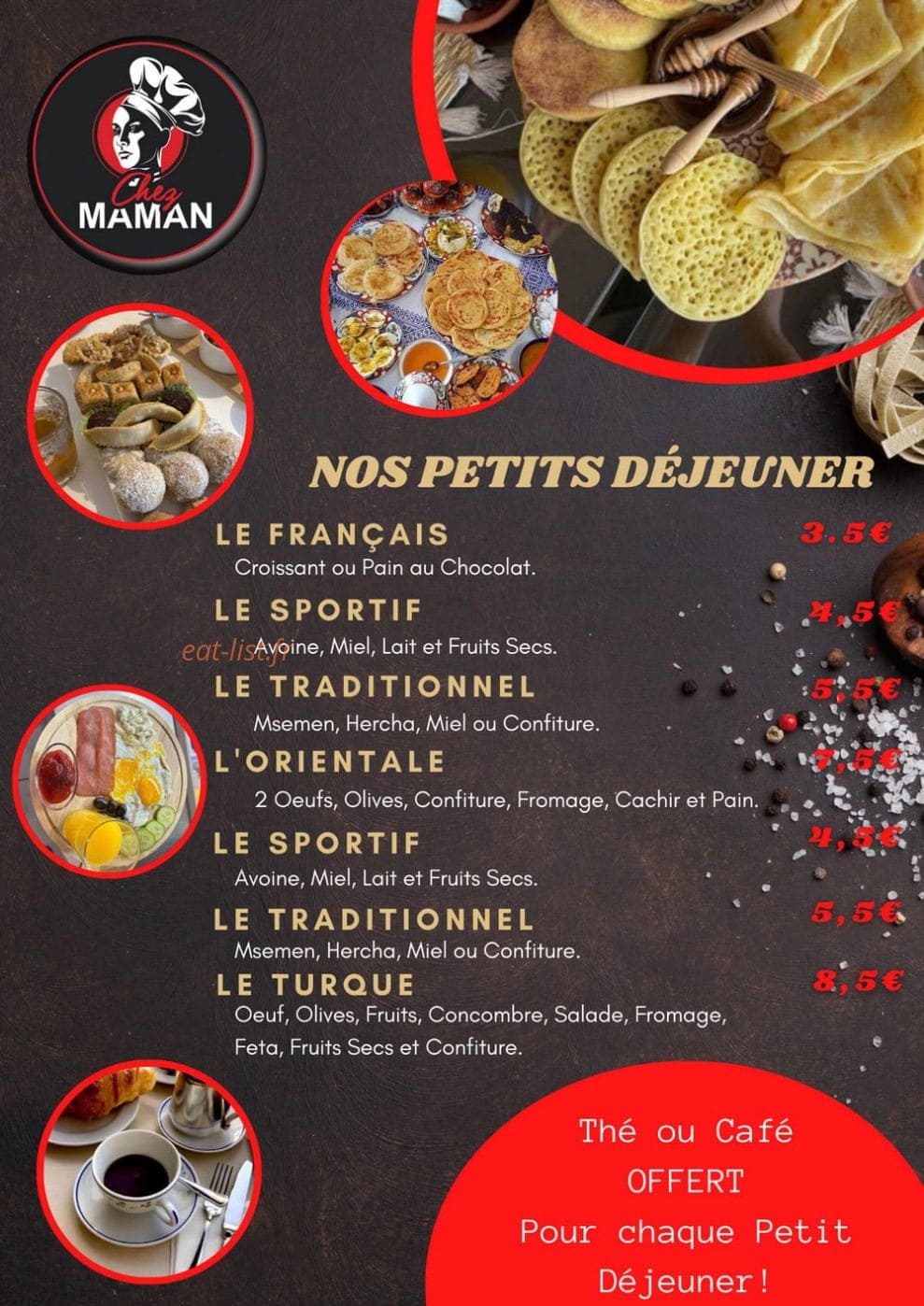 Chez maman — carte page 1