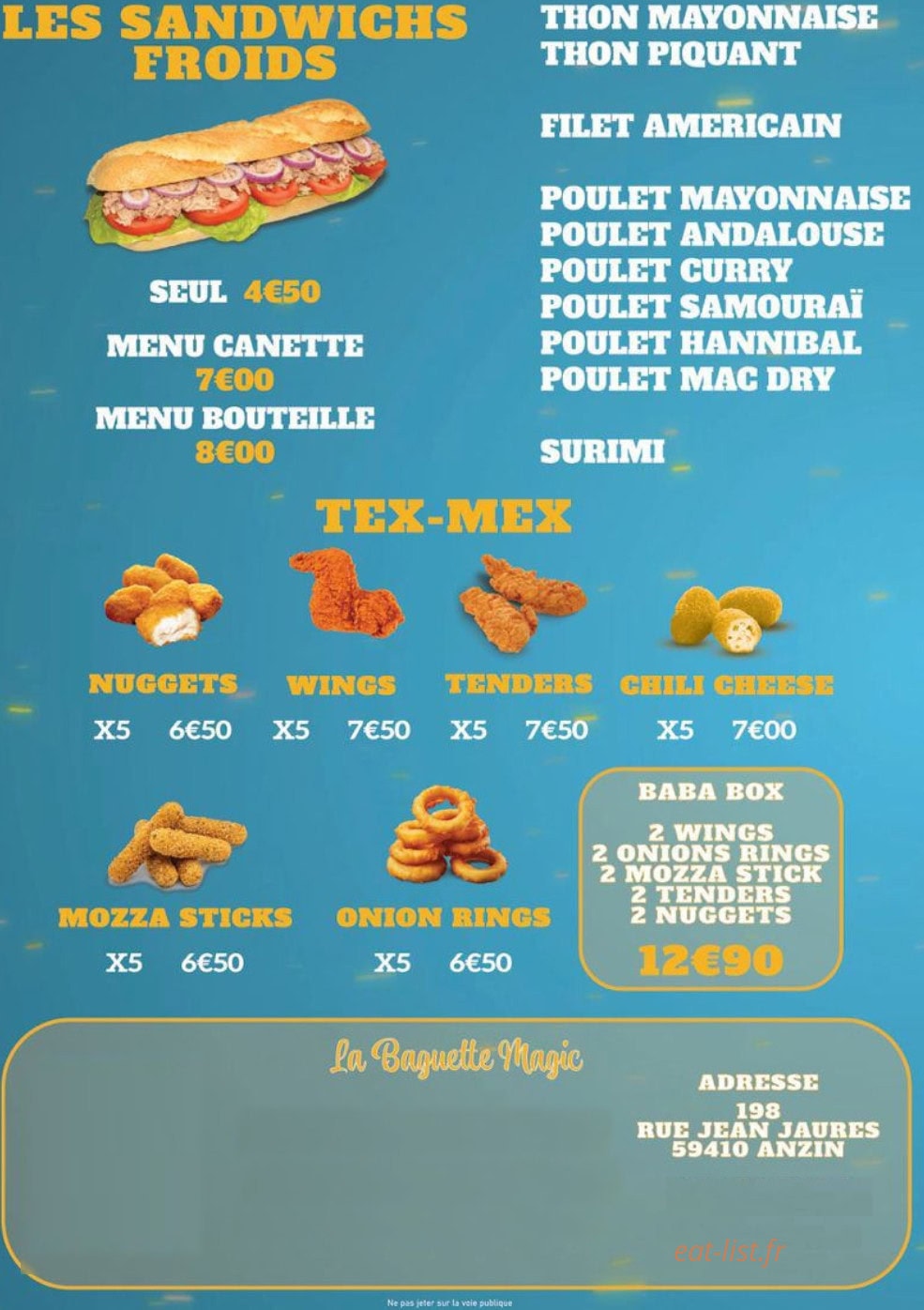 La Baguette Magic — carte page 3