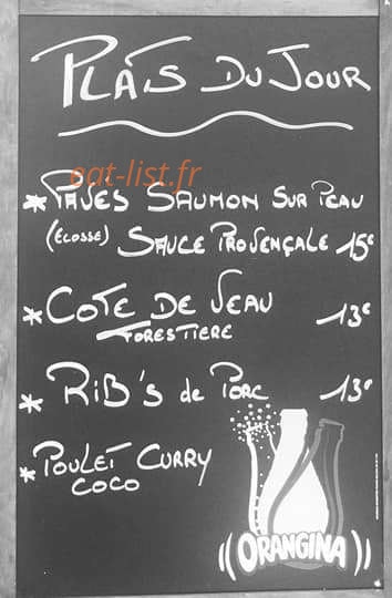Chez Paulette — carte page 2