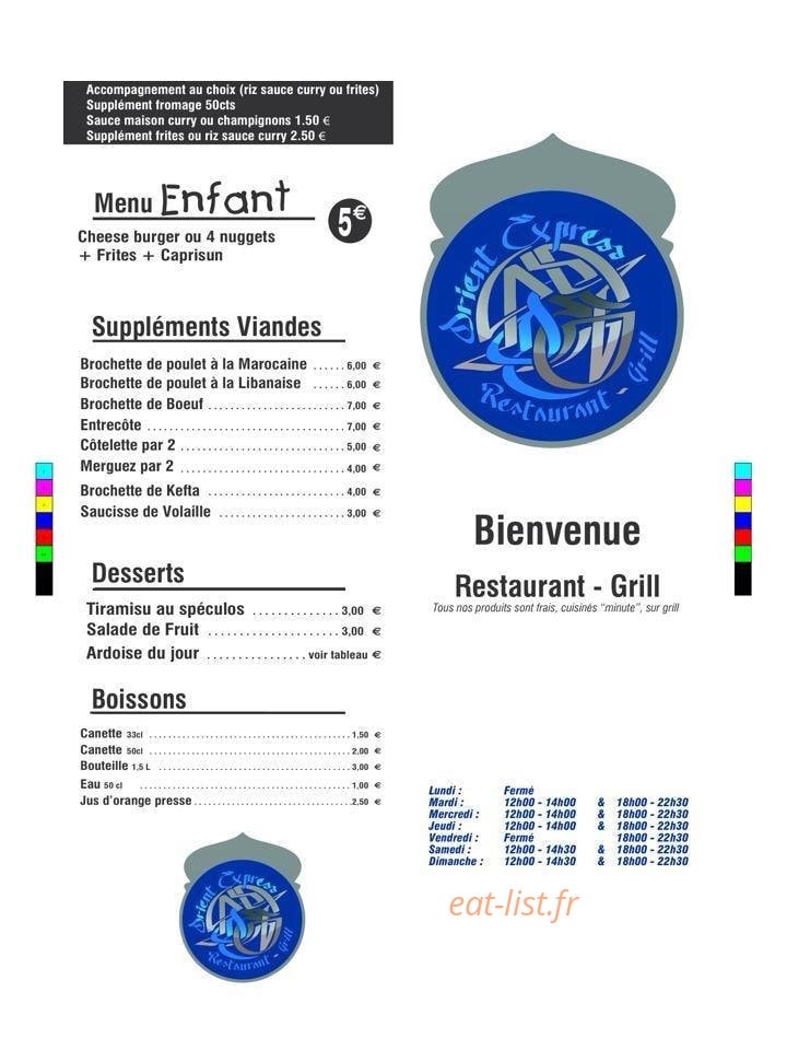 Orient Express — carte page 4