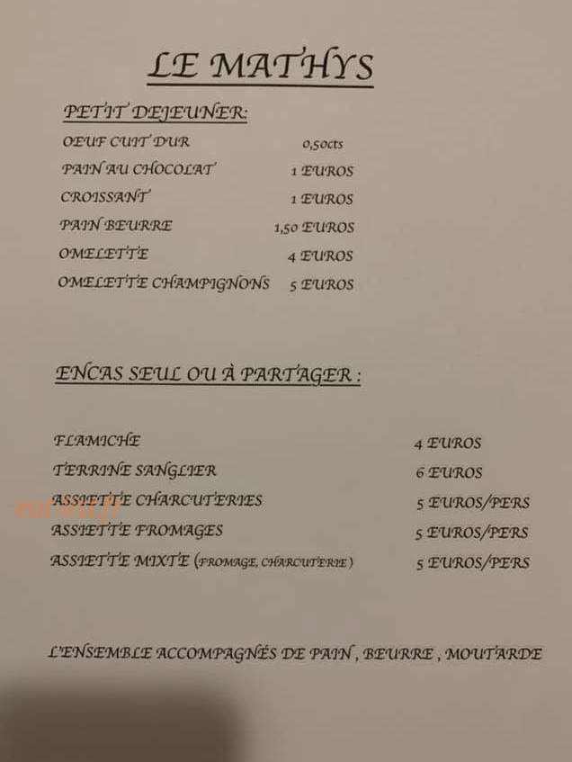 Le Mathys — carte page 1