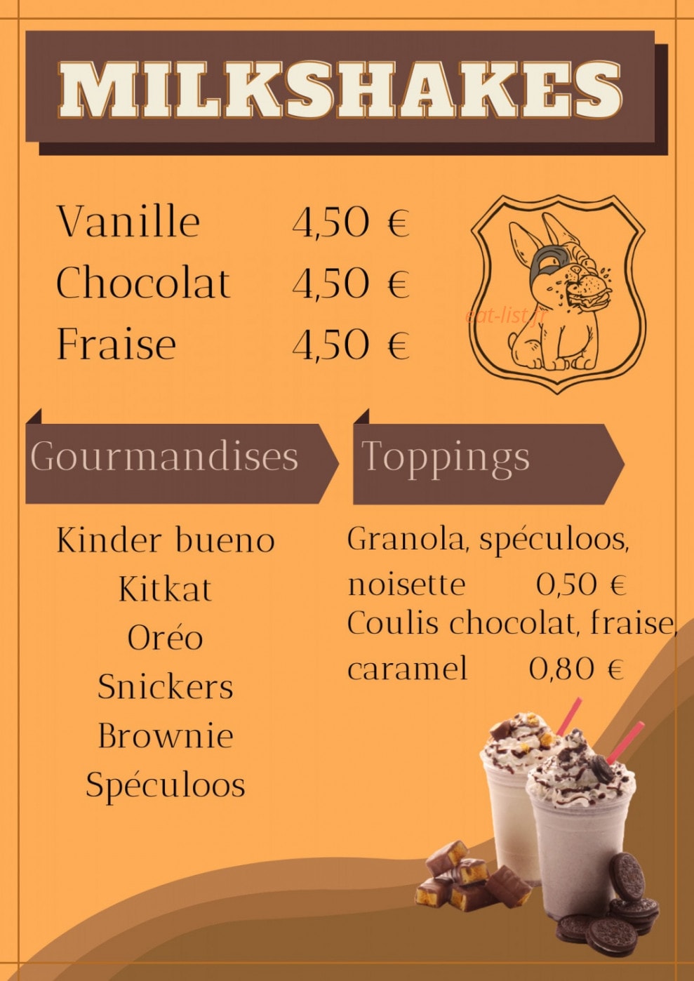 Zouzou burger — carte page 7