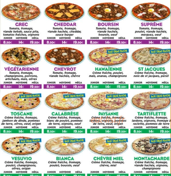 Pizza Salsa — carte page 3