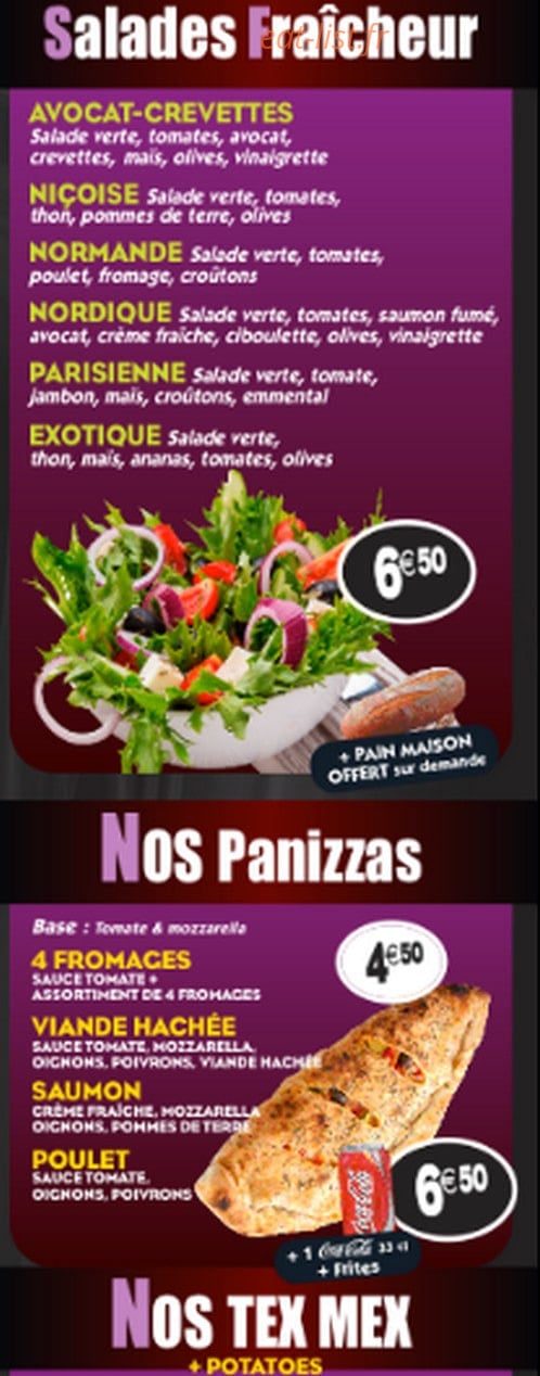 Pizza Salsa — carte page 4