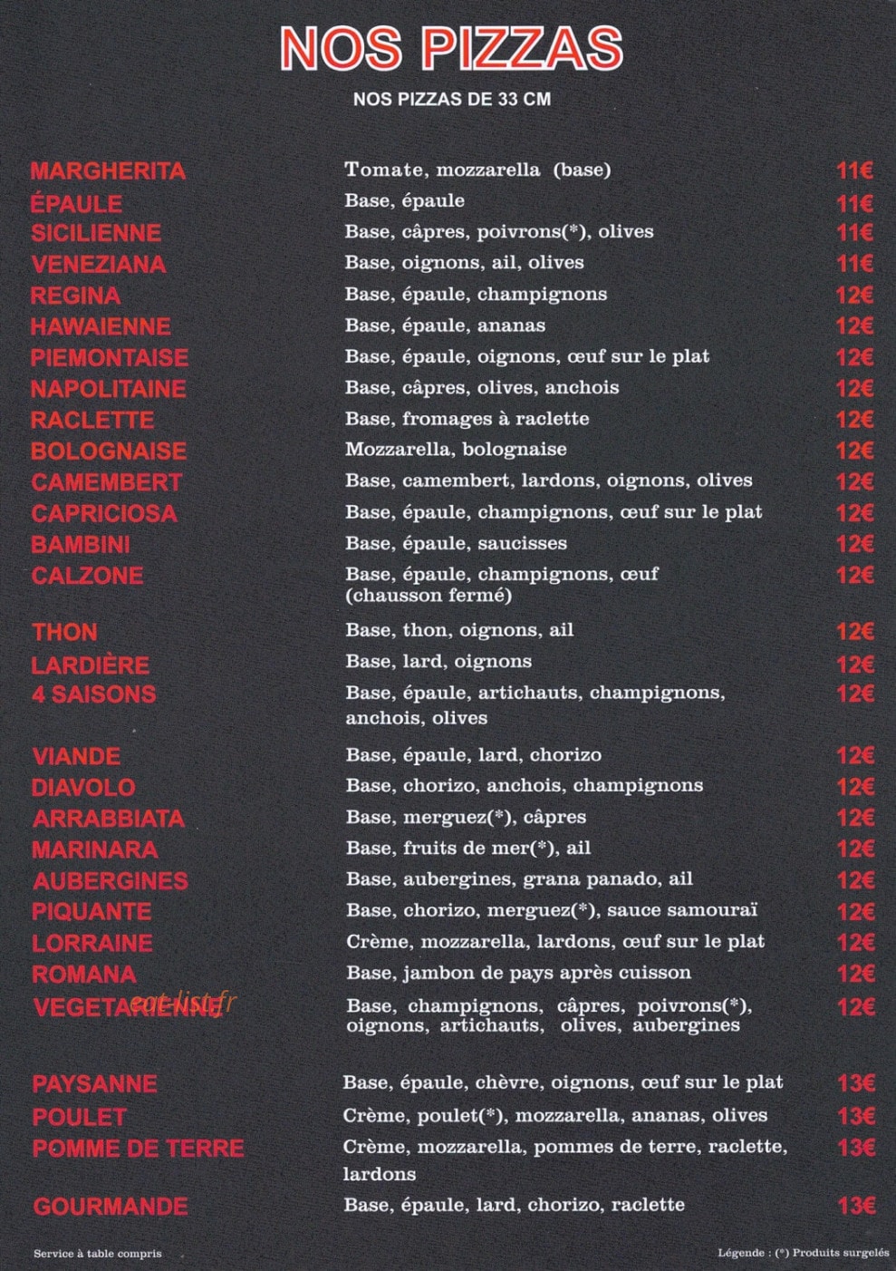La cantina del zwin — carte page 4
