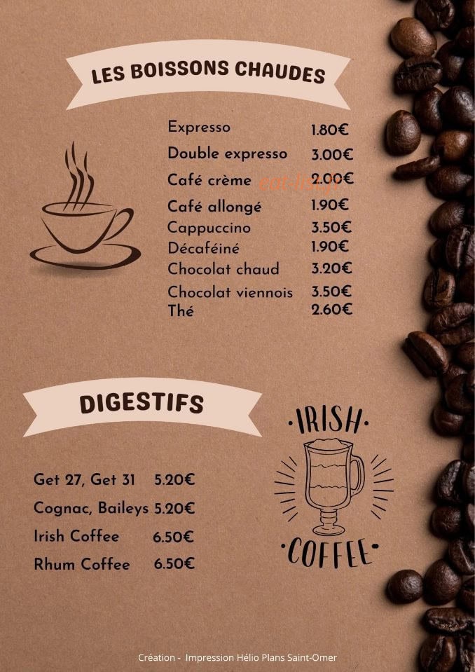 Brasserie de l'Yser — carte page 3
