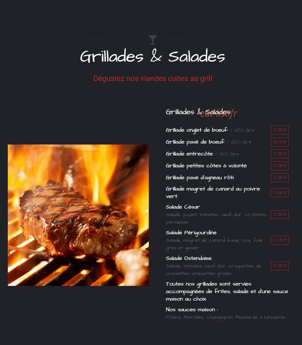 La Vieille Forge — carte page 2