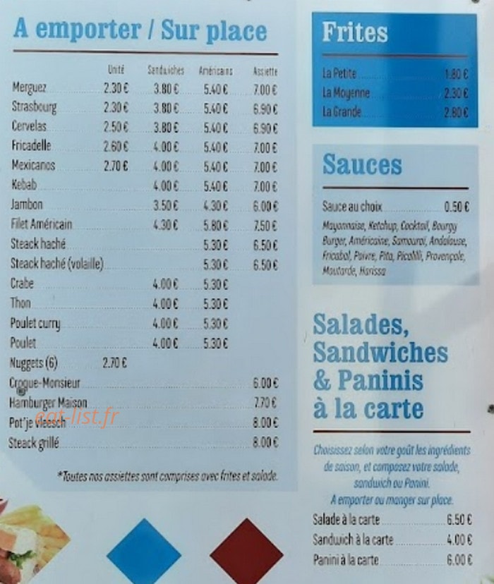 La Diligence — carte page 1