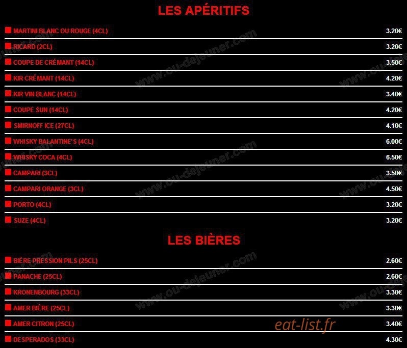Le sun — carte page 10