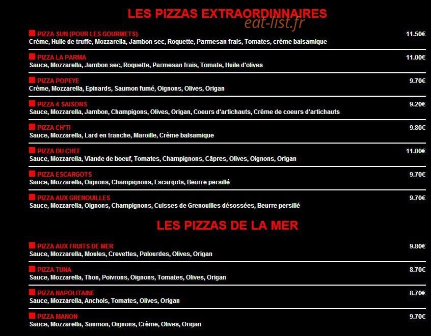 Le sun — carte page 3