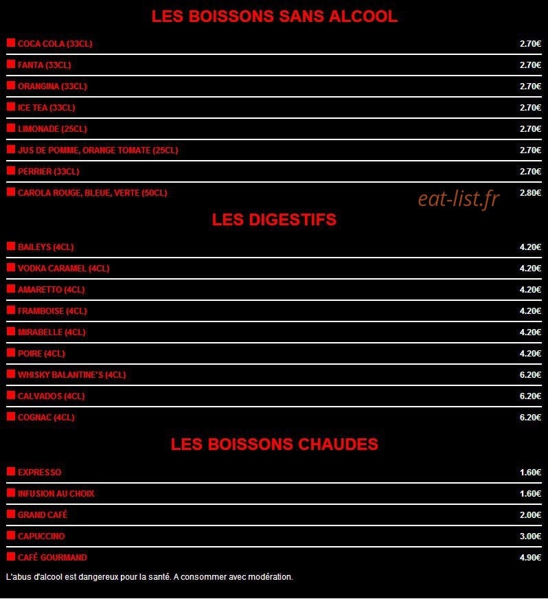 Le sun — carte page 9