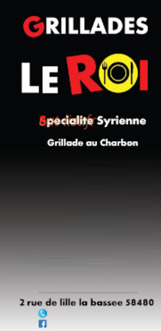 Grillades le Roi — carte page 1