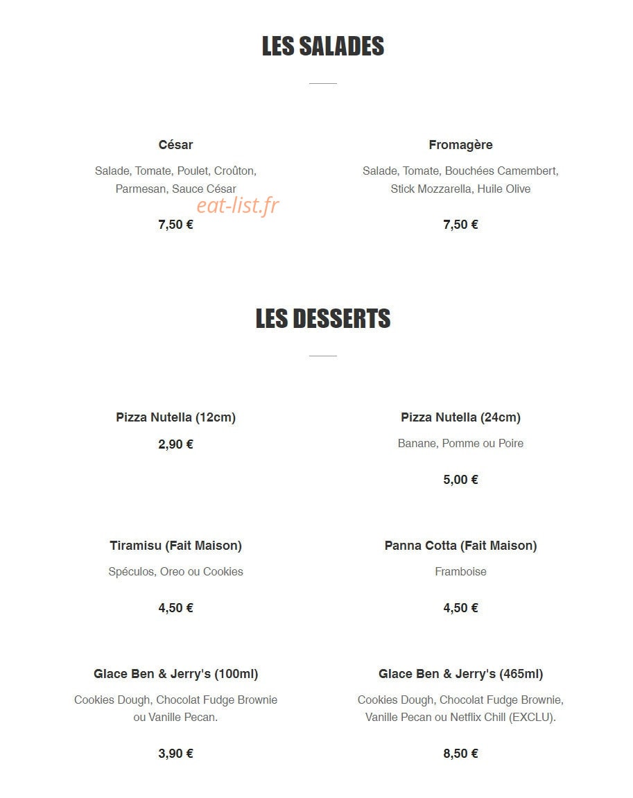 Pizz'Eli — carte page 7