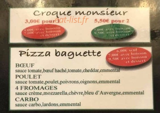 Ray'pizza — carte page 7