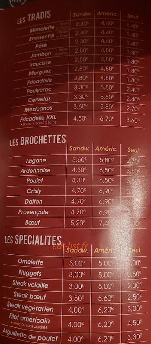 Frites en Nord — carte page 4