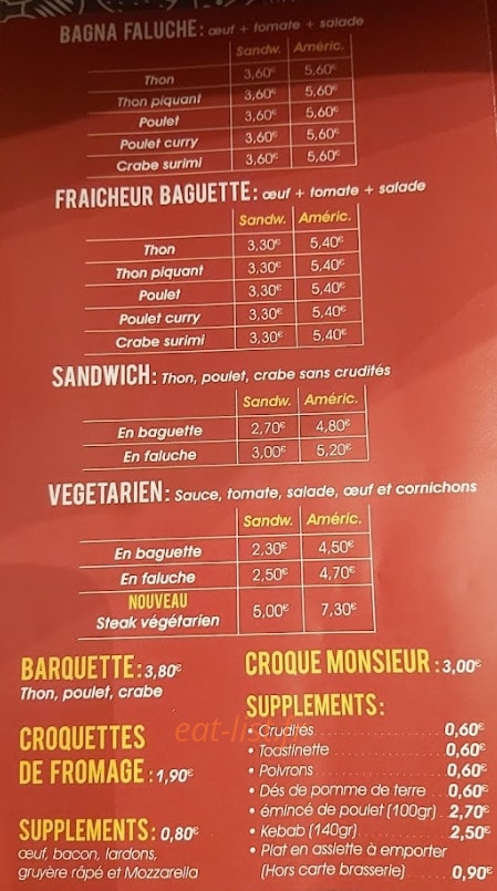 Frites en Nord — carte page 1