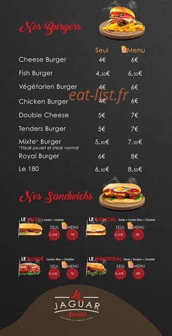 Le jaguar — carte page 4