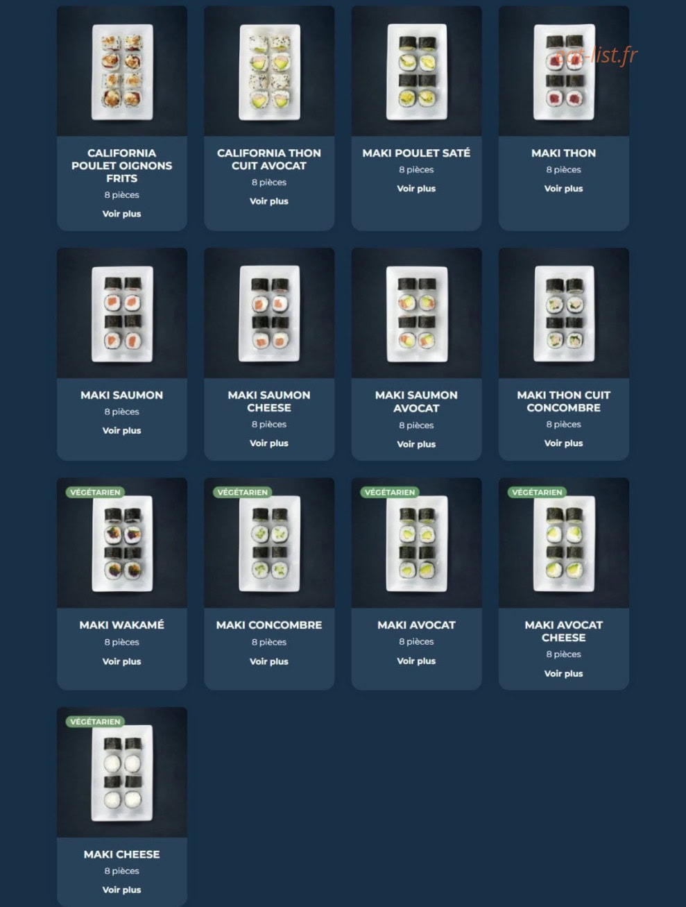 Taobento — carte page 9