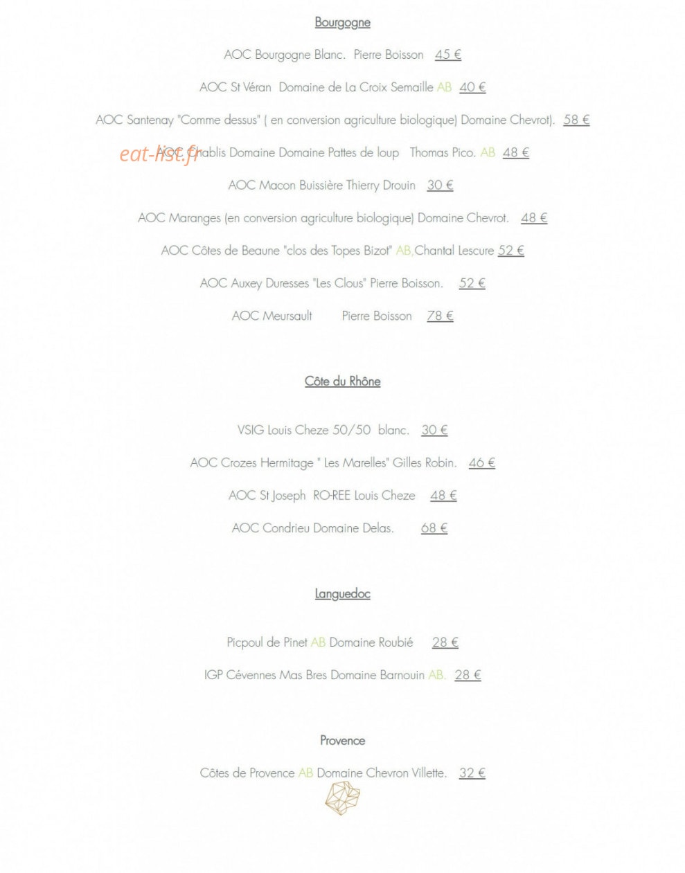 Bistrot Iodé — carte page 6