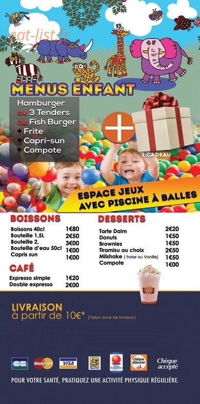Burger city — carte page 6
