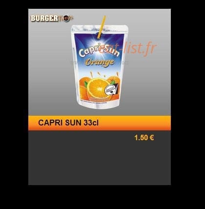 Burger Times — carte page 15