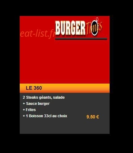 Burger Times — carte page 7