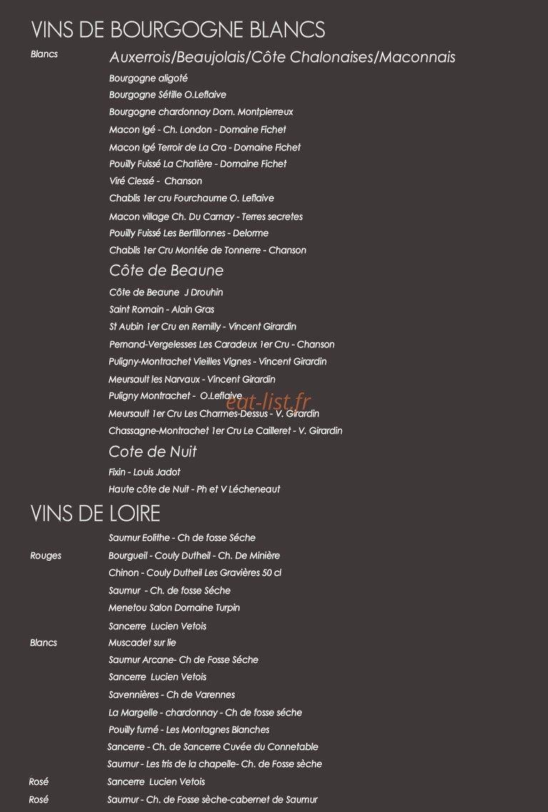 Carte Blanche — carte page 7