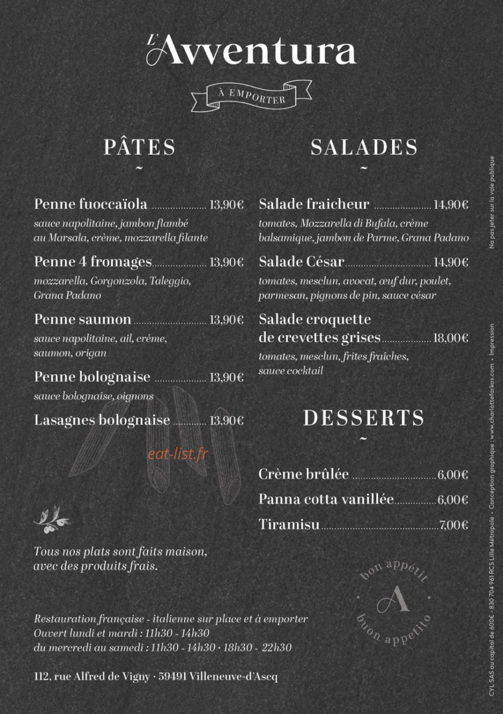 L'Avventura — carte page 2