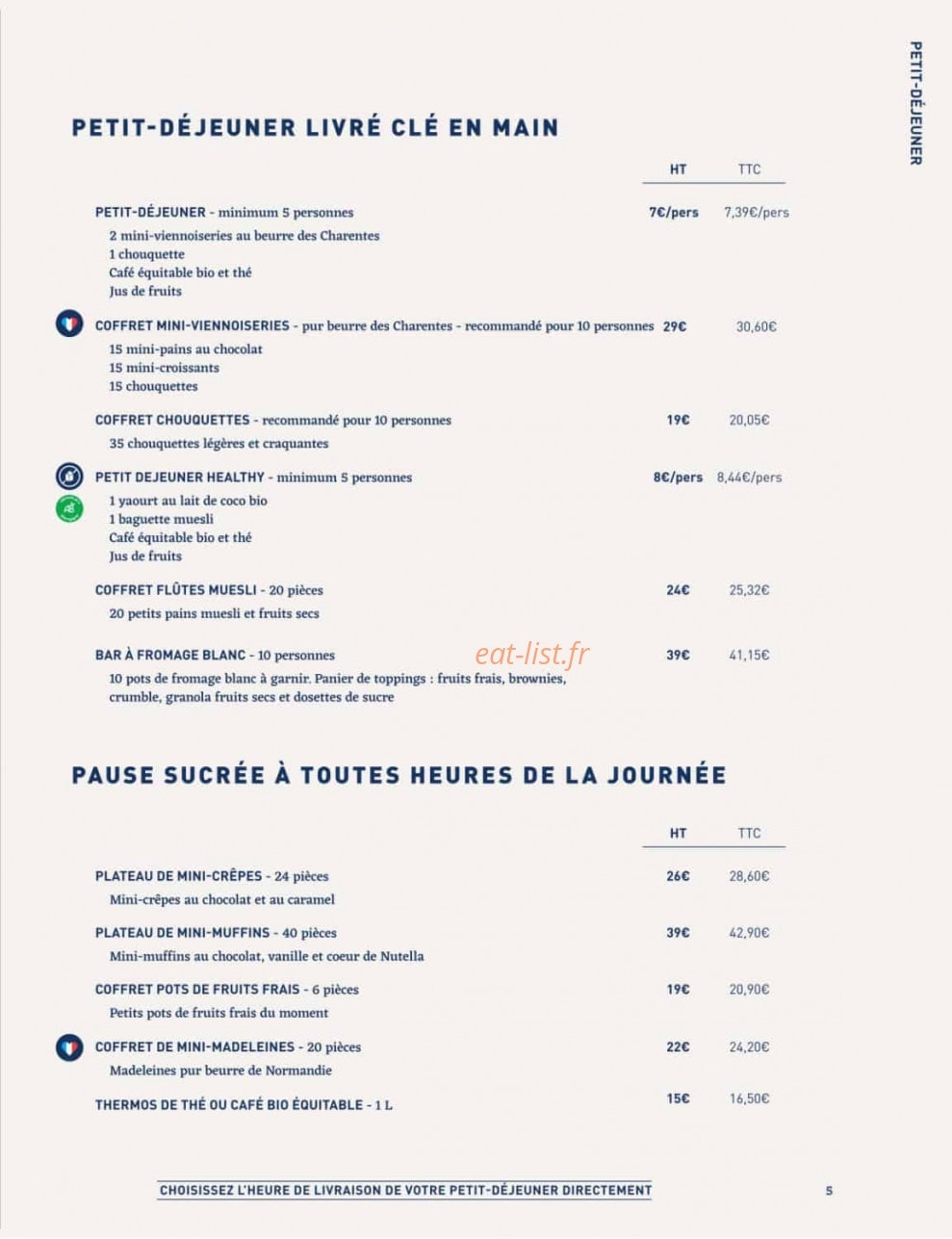 La Famille Finest Lunch — carte page 3