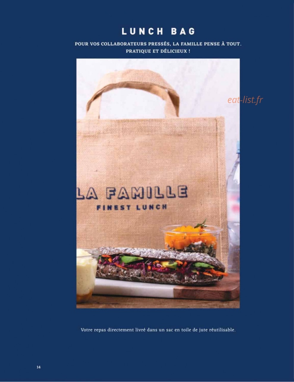 Carte et menu de La Famille Finest Lunch à Villeneuve d'Ascq — Carte des lunch