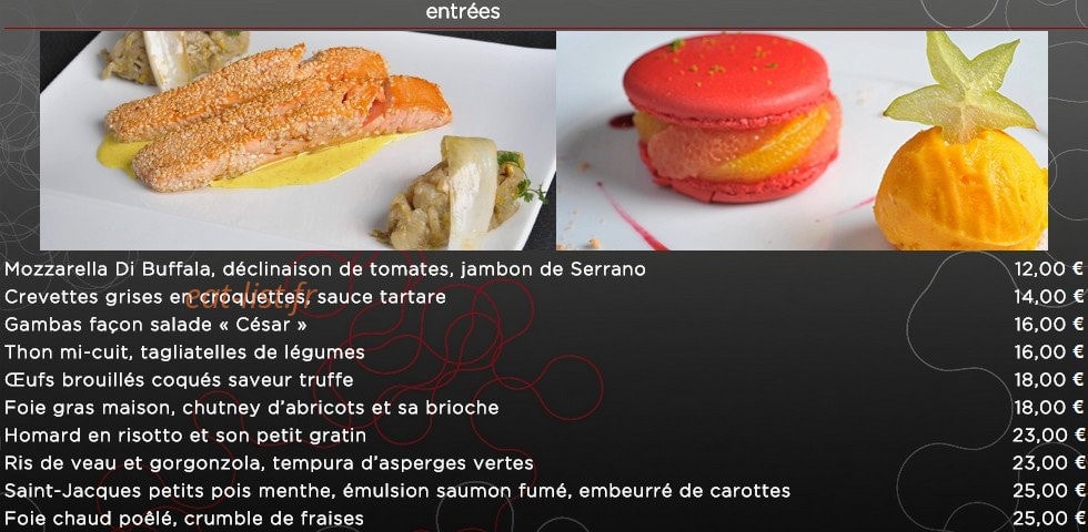La table — carte page 2