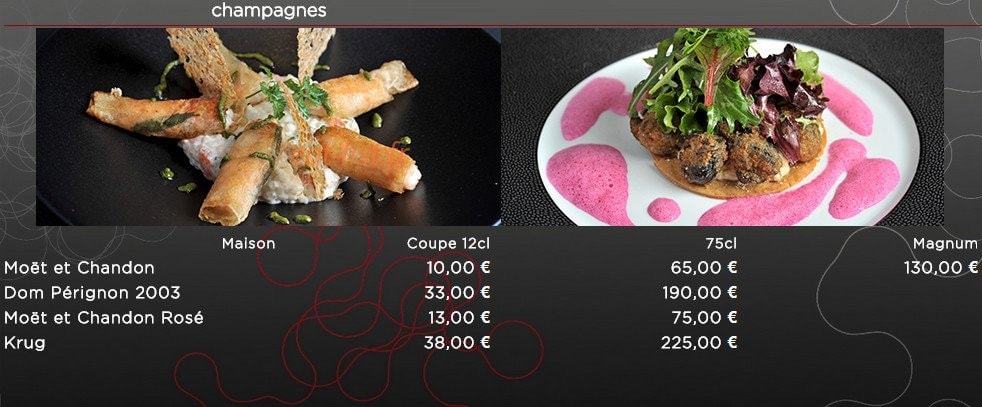 La table — carte page 5