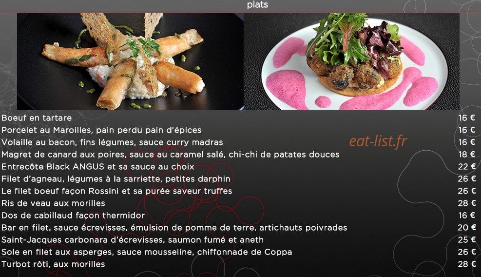 La table — carte page 3