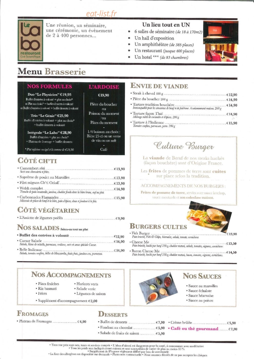Le LaBo — carte page 1